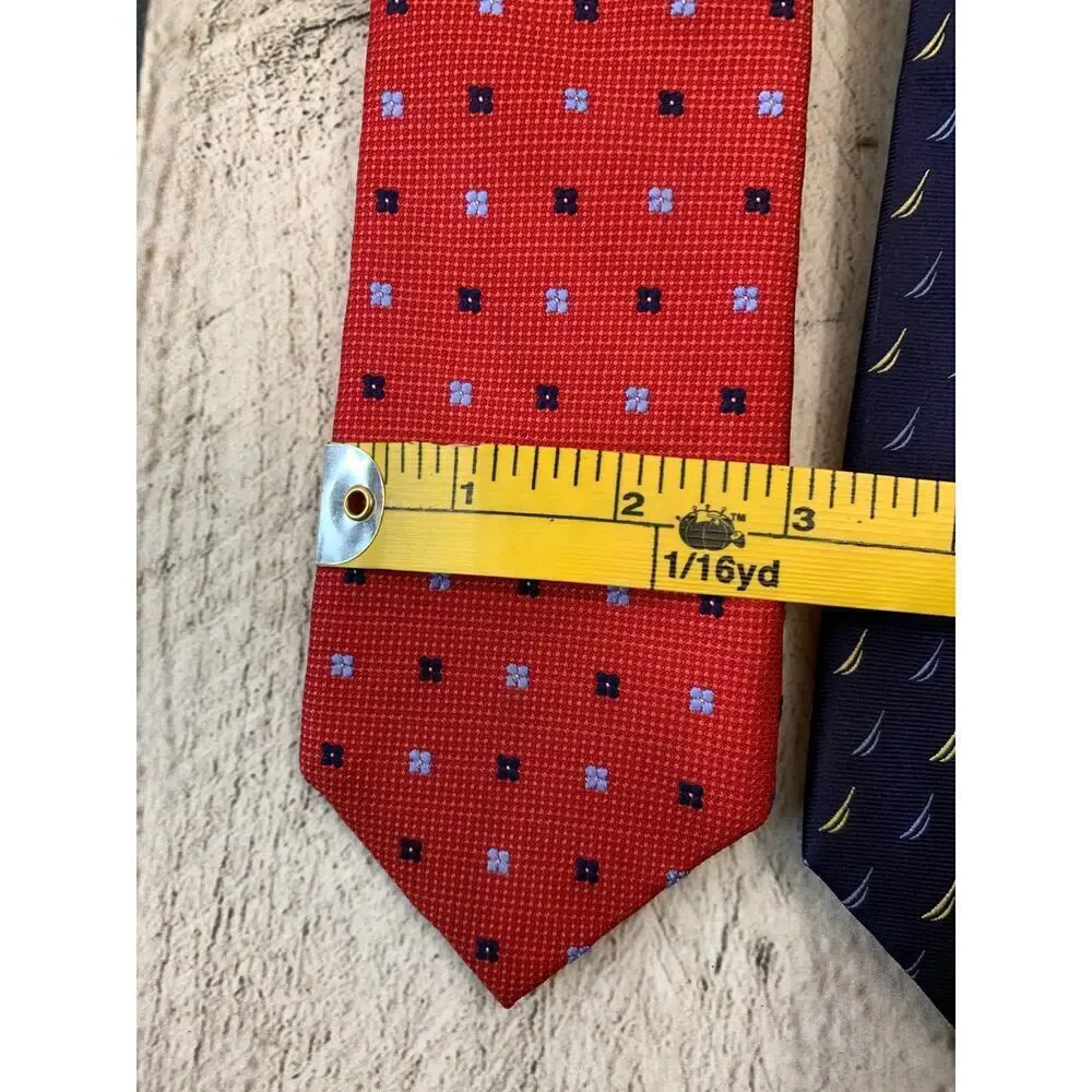NAUTICA Men’s Lot of 4 100% Silk Ties